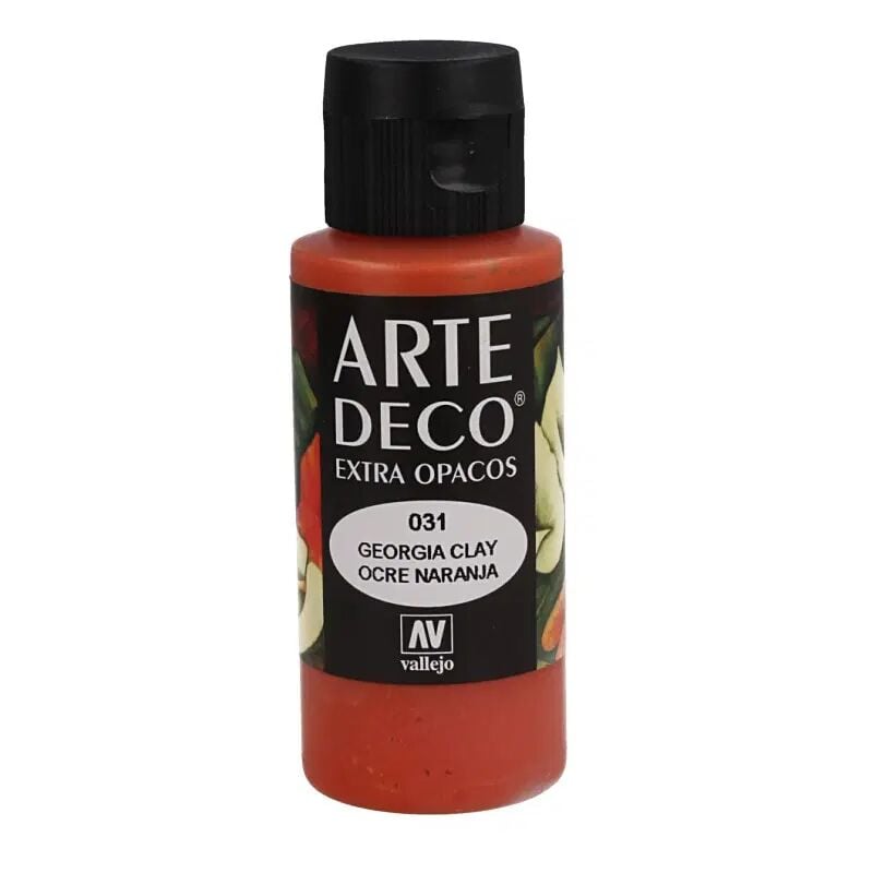 

PINTURA ACRILICA ARTE DECO VALLEJO 60 ML | COLOR: Ocre Naranja 31 - Ocre Naranja 31