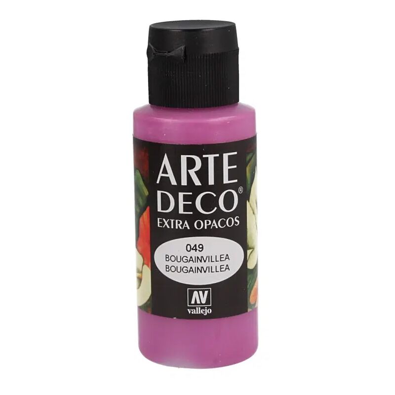 

Acrylicos Vallejo - PINTURA ACRILICA ARTE DECO VALLEJO 60 ML | COLOR: Bougainvillea 49 - Bougainvillea 49
