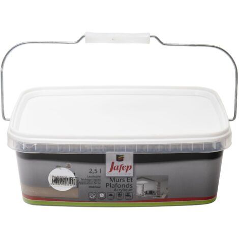 Pintura acrílica mate para pared y techo color habichuela  2,5L  Jafep 2,5l