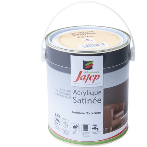 Pintura acrílica satinada melocotón Jafep 2,5 L
