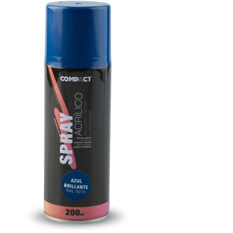 Pintura acrílica spray azul brillo 200ml