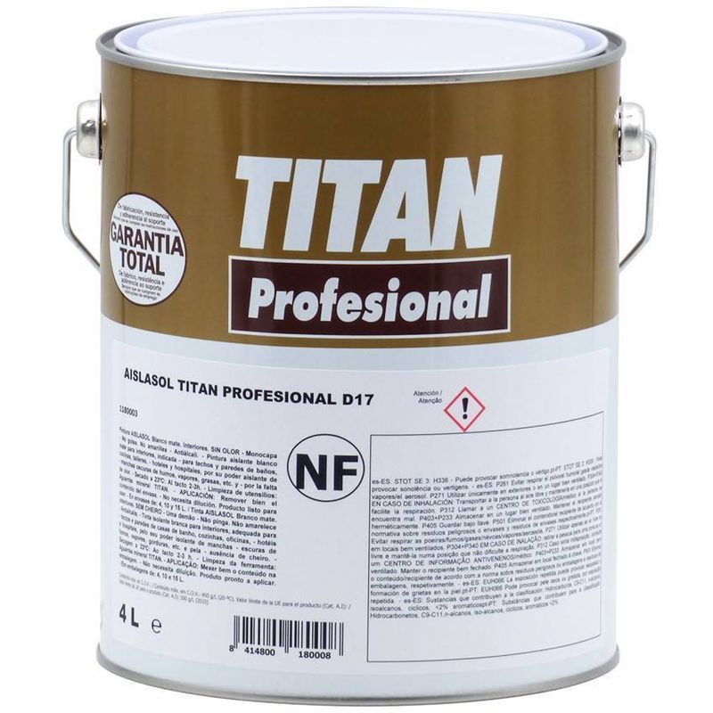 

Pintura Aislante al disolvente Titan | 4 L