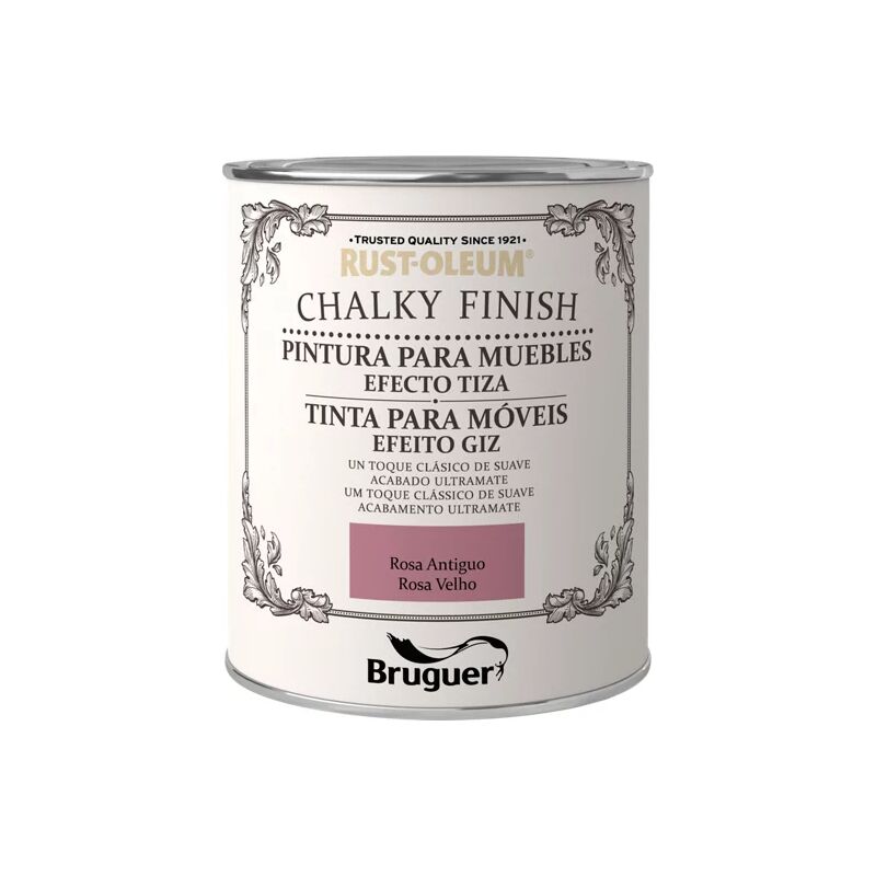 

Rust-oleum - Pintura Al Agua Para Muebles 750 Ml Rosa Chalky Rust-Oleu