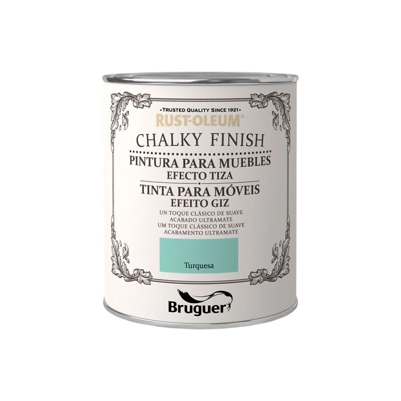 

Pintura Al Agua Para Muebles 750 Ml Turq Chalky Rust-Oleum