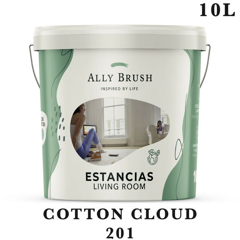 

PINTURA INTERIOR COTTON CLOUD 10L - NEOFERR.. - Ally Brush