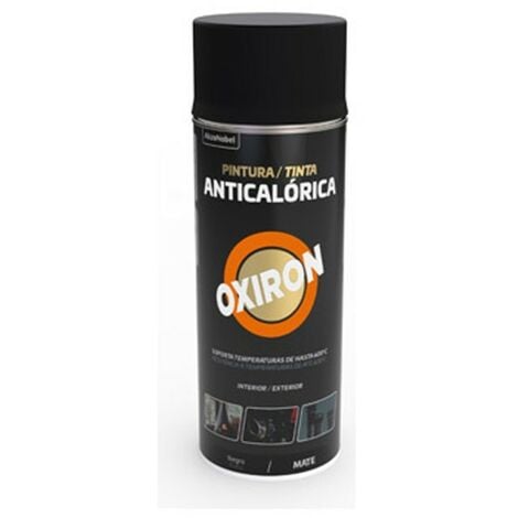 AKZONOBEL Pintura anticalorica spray oxiron titan 400 ml negro