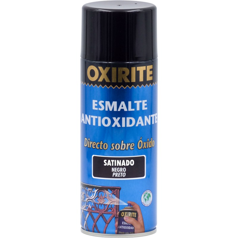 

Pintura antioxidante satinada spray Oxirite | Negro - 400 mL