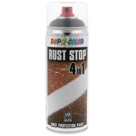 Pintura antioxidante spray rust stop 400 ml ral 9005 negro