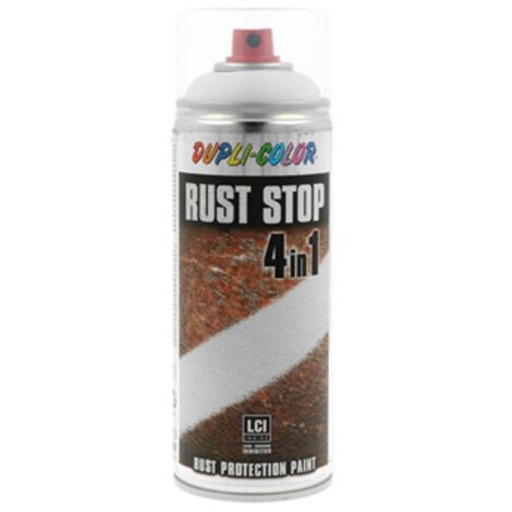 Pintura antioxidante spray rust stop 400 ml ral 9010 blanco