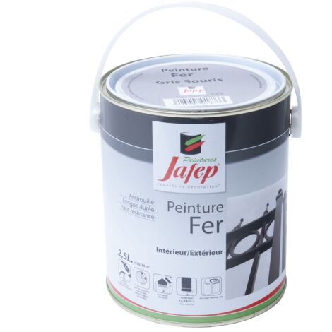 Pintura antióxido gris ratón Jafep 2,5 L