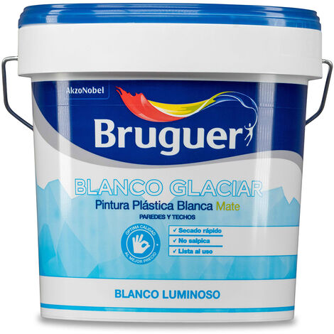PINTURA BLANCO GLACIAL 15L 5208048 BRUGUER