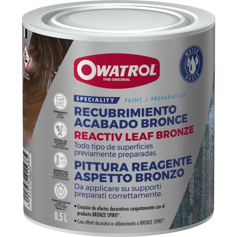 

Pintura Bronce Reactive Leaf Bronze 500 Ml
