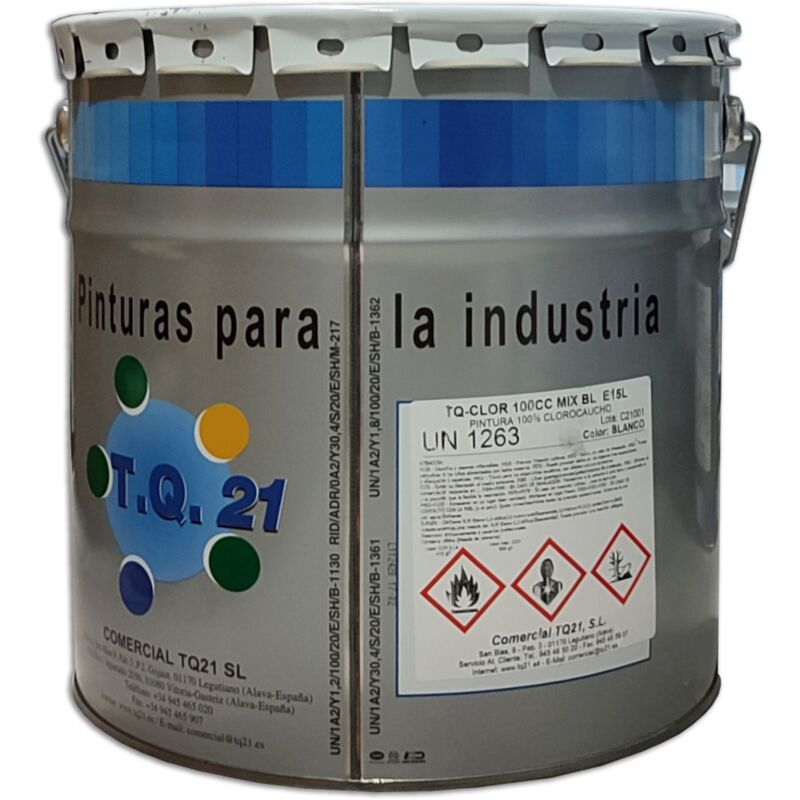 

Tq21 - PINTURA CLOROCAUCHO SUELOS CARTA RAL 15 LT | RAL 2010 Naranja señales - RAL 2010 Naranja señales