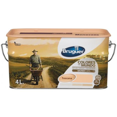 Pintura colores del mundo Toscana salmon natural 4 lt