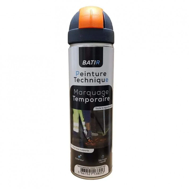 

Pintura de aerosol para trazar, marcación, 500ml, naranja fluo
