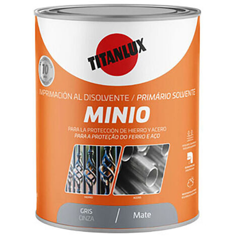 Pintura de Imprimación Titanlux Gris Mate 750 ml