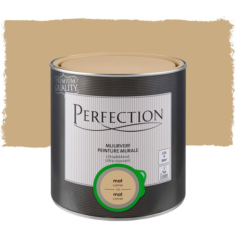 

Pintura de la pared de la Ultra Roofing - Camel - Mat - 2.5L - Camel - Perfection