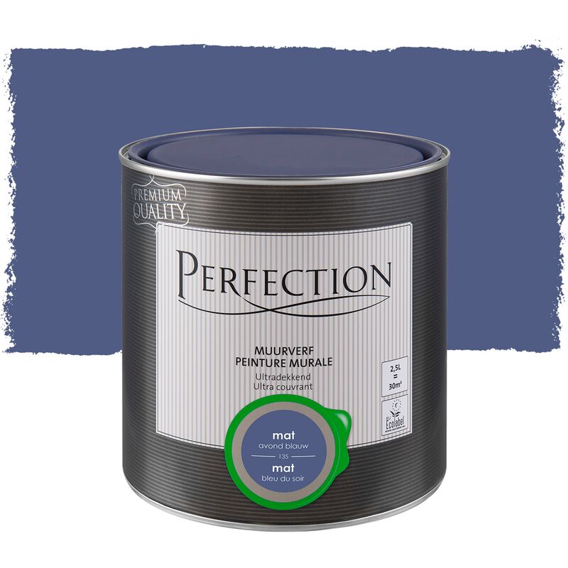 

Pintura de la pared de la Ultra Roofing - Azul de la tarde - Mat - 2.5L - Bleu du soir - Perfection