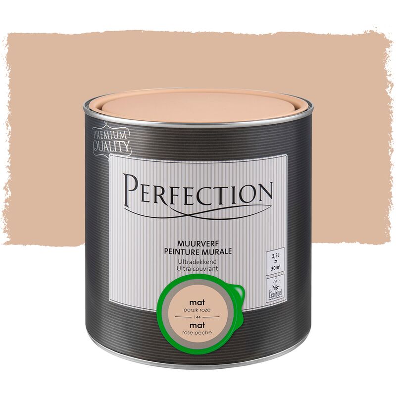 

Pintura de la pared de la Ultra Roofing - Pesca rosa - Mat - 2.5L - Rose pêche - Perfection