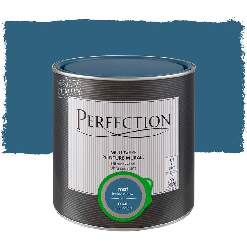 

Pintura de la pared de la Ultra Roofing - Azul Indigo - Mat - 2.5L - Bleu indigo - Perfection