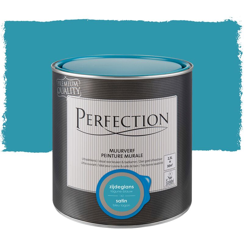 

Pintura de la pared de la Ultra Roofing - Laguna azul - Satin - 2.5L - Bleu lagon - Perfection
