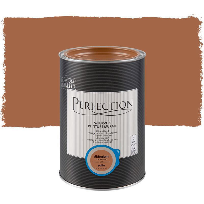 

Pintura de la pared de la Ultra Roofing - Amber Brun - Satin - 1L - Brun Ambre - Perfection