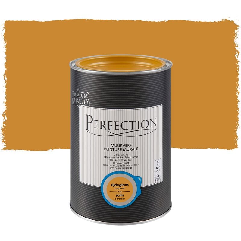 

Pintura de la pared de la Ultra Roofing - Caramel - Satin - 1L - Caramel - Perfection