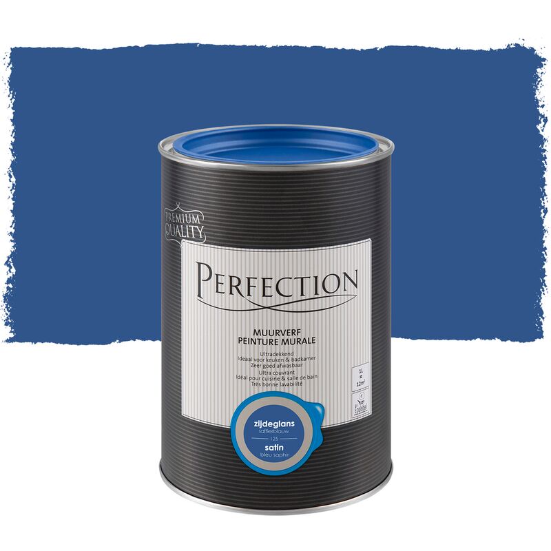 

Pintura de la pared de la Ultra Roofing - Sapphire Blue - Satin - 1L - Bleu saphir - Perfection
