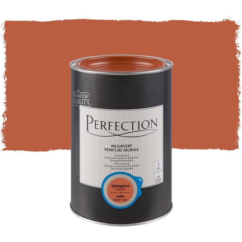 

Pintura de la pared de la Perfection - Ultra Roofing - Clay roja - Satin - 1L - Argile rouge