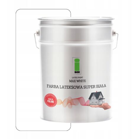 Pintura de látex blanca nieve para paredes interiores, 5 litros, producto pulido