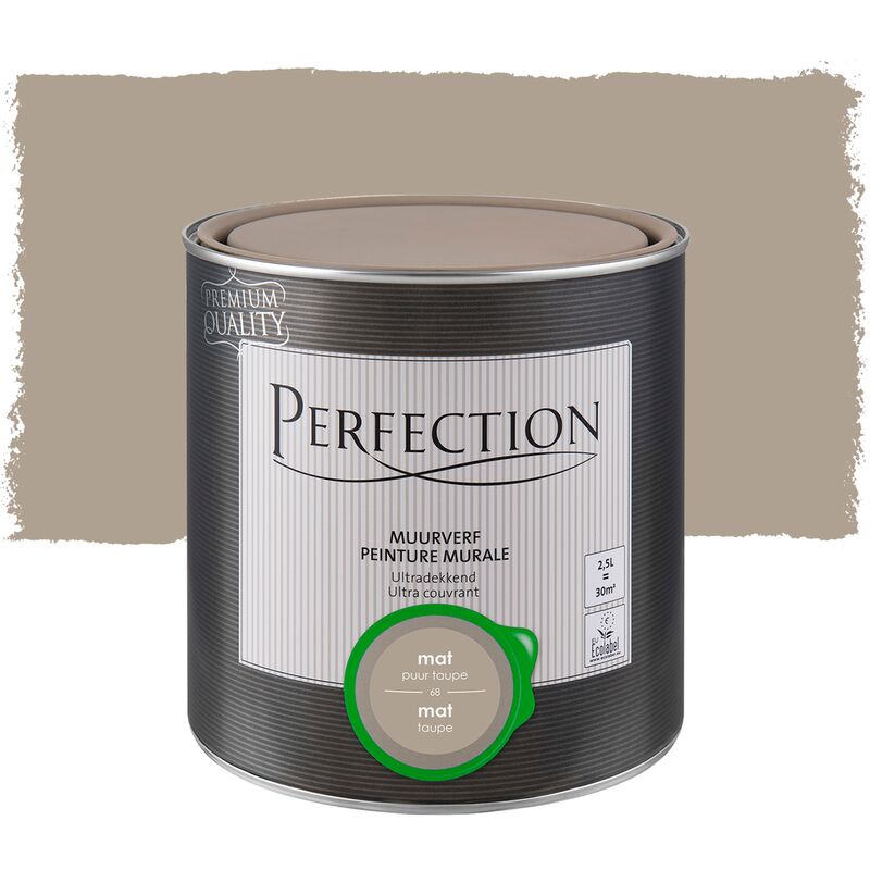 

Pintura de Pared para Interior, Perfection - Mate - 68 Mole - 2,5L - 30m² - 68 Mole