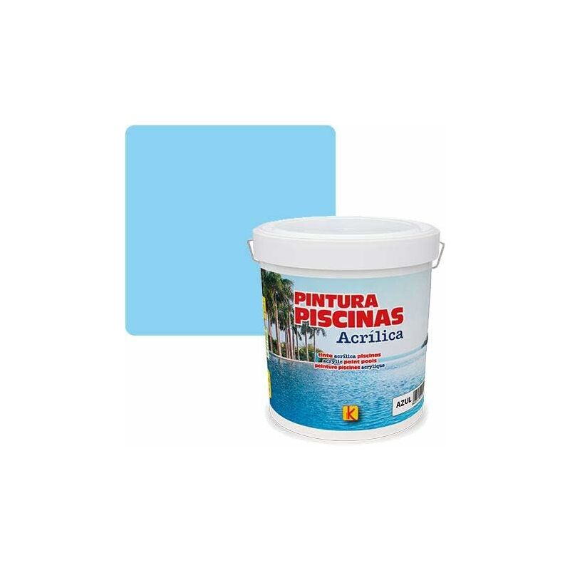 

Pintura de Piscinas acrílica AZUL 5 kg. - Kolmer