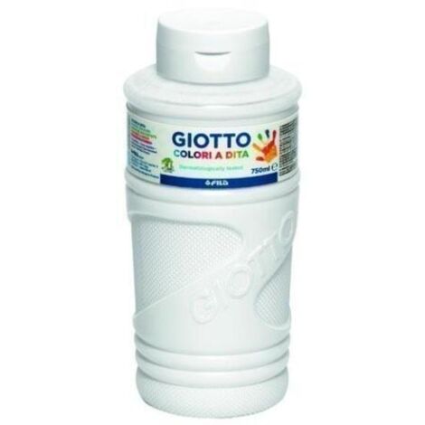 PINTURA DEDOS GIOTTO 750 ml BLANCO