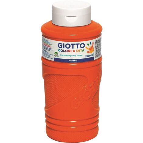 PINTURA DEDOS GIOTTO 750 ml NARANJA