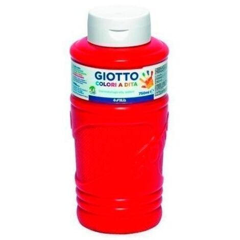 PINTURA DEDOS GIOTTO 750 ml ROJO