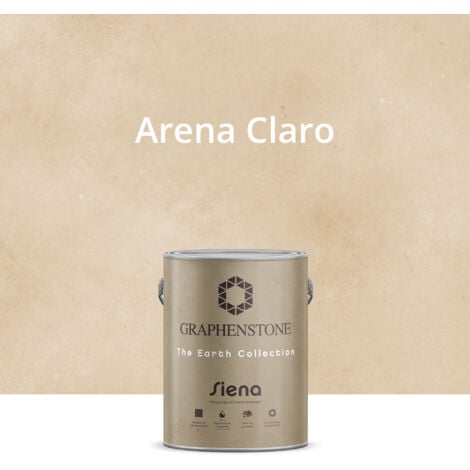 Pintura Ecológica INTERIOR Efecto LIMEWASH Base Cal SIENA Color ARENA CLARO 4L