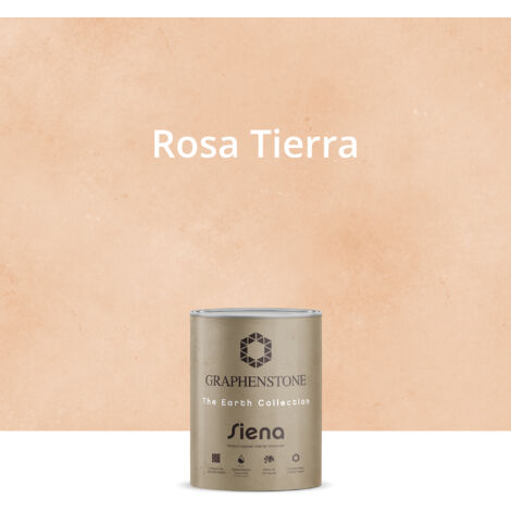 Pintura Ecológica INTERIOR Efecto LIMEWASH Base Cal SIENA Color ROSA TIERRA 1L