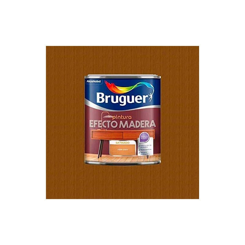 

PINTURA EFECTO MADERA 750 ML | COLOR: Roble Claro - Roble Claro - Bruguer