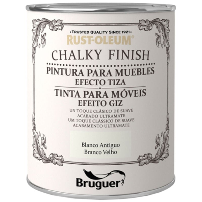 Pintura para muebles Rustoleum Chalky Finish Blanco antiguo 750 ml