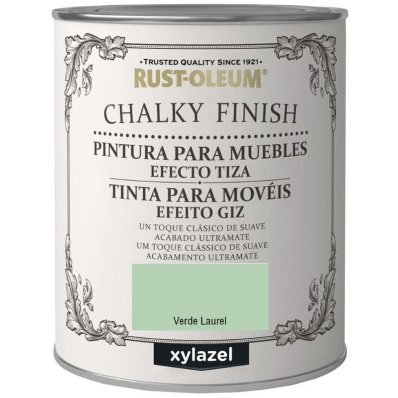 Pintura al agua para muebles 750 ml ver/lau chalky rust-oleu - 112472