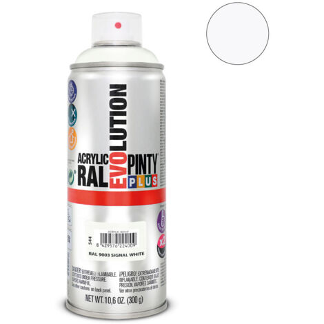 PINTURA EN SPRAY PINTYPLUS EVOLUTION 520cc RAL 9003 BLANCO SEÑALES
