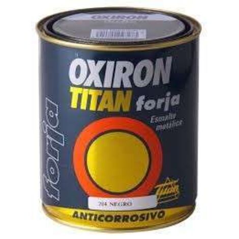 Pintura Esmalte OXIRON TITAN Antioxidadante Forja Marrón óxido 4 LTS