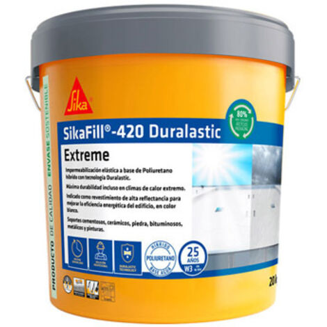 PINTURA IMPERMEABILIZANTE MEMBRANA SIKAFILL 420 EXTREME