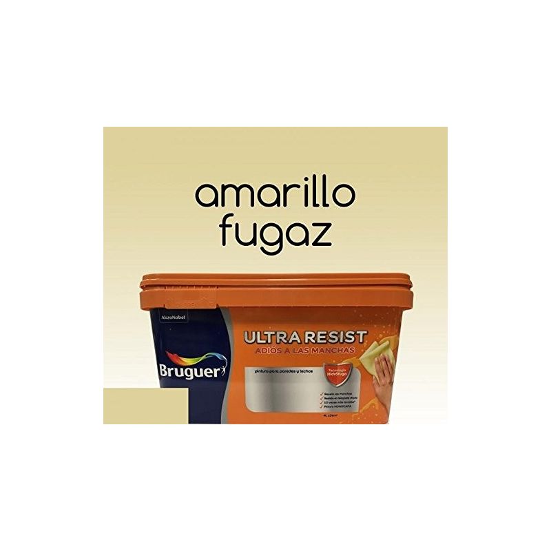

Pintura interior Bruguer Ultra Resist Amarillo fugaz 4 Lt