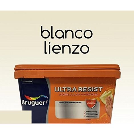 Pintura interior Bruguer Ultra Resist Blanco lienzo 4 Lt