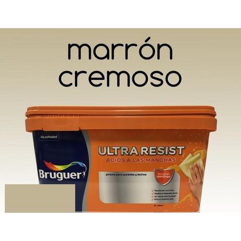 Pintura interior Bruguer Ultra Resist Marrón cremoso 4 Lt