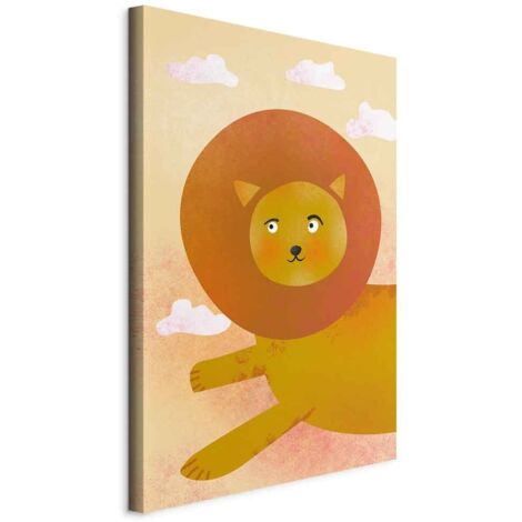 Pintura - La diversión del león (1 parte) vertical