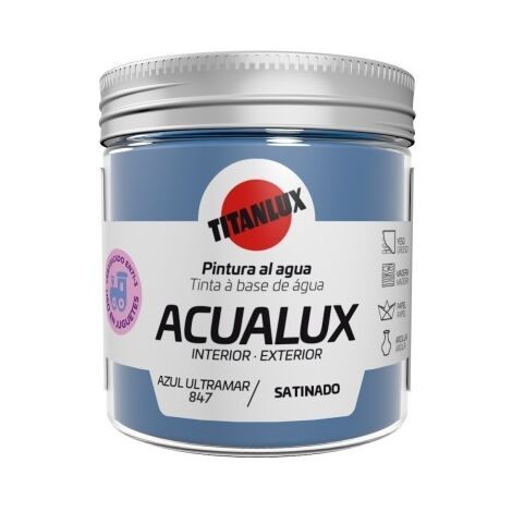 Pintura Manualidades Al Agua 75 Ml Az/Ultramar Satinado Acualux T