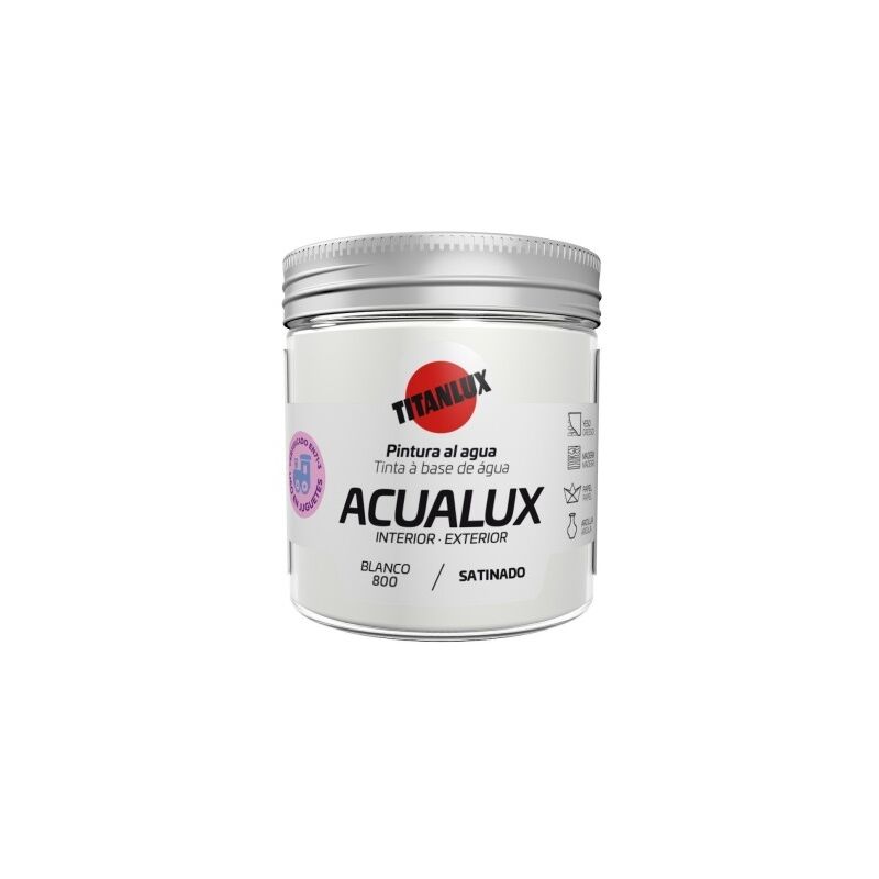 

Pintura al agua Acualux Colores Blancos Titanlux | 800-Blanco - 75 mL