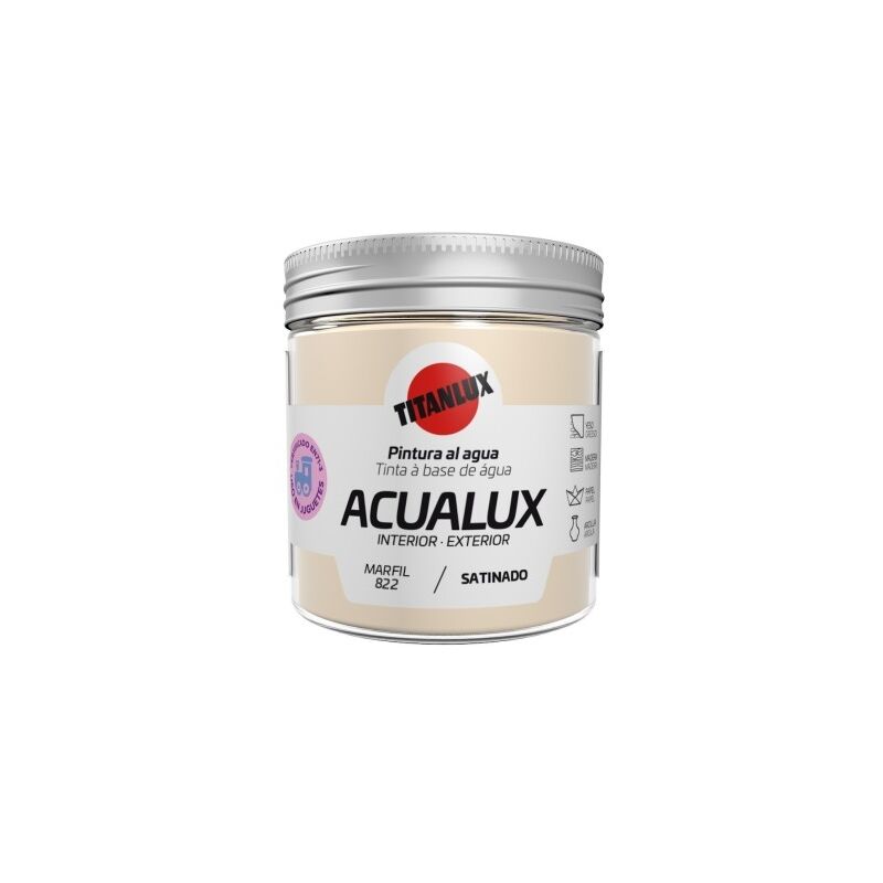 

Pintura Manualidades Al Agua 75 Ml Marf Satinado Acualux - Titan